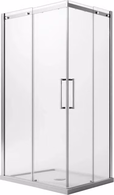 Box Doccia Rettangolare 70x100CM H200 Vetro Trasparente 8mm Sinistra con EasyClean mod. Prime Corner