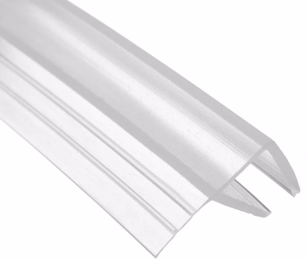 Guarnizione per porta doccia - Impermeabile per vetri di 12 mm - 200 cm
