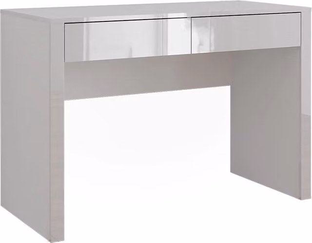 Tavolo da toilette Annabelle Vicco Bianco lucido con 2 cassetti L: 110 cm, P: 50 cm, H: 75,5 cm – 1