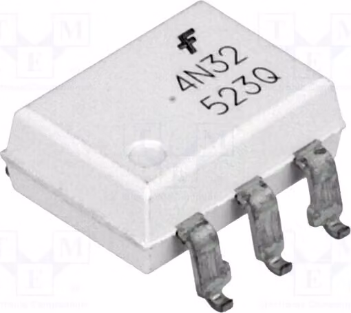1 optoisolatore SMD, canali: 1, tipo: Darlington, tensione di uscita massima (Uce): 30V, modello: 4N32SM