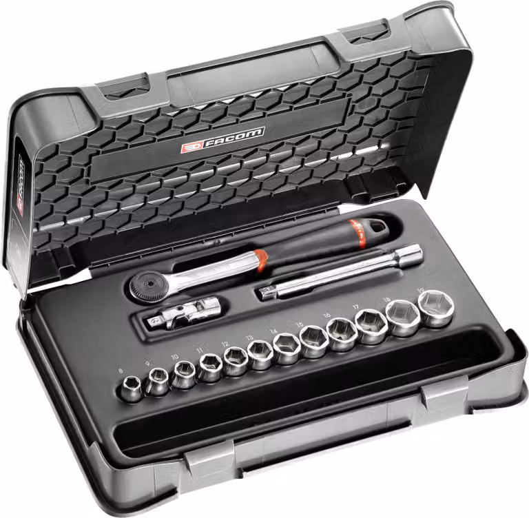 Facom Steckschluessel-Set 3/8 J.161B, 15-tlg