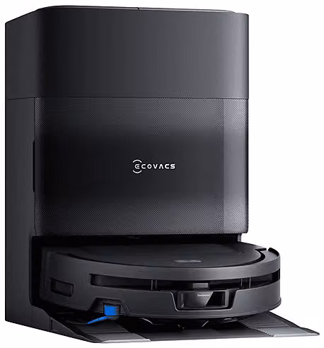 Robot Aspirapolvere e Lavapavimenti Ecovacs Deebot T90 Max Pro Omni con Navigazione Laser e Base di Ricarica, Nero