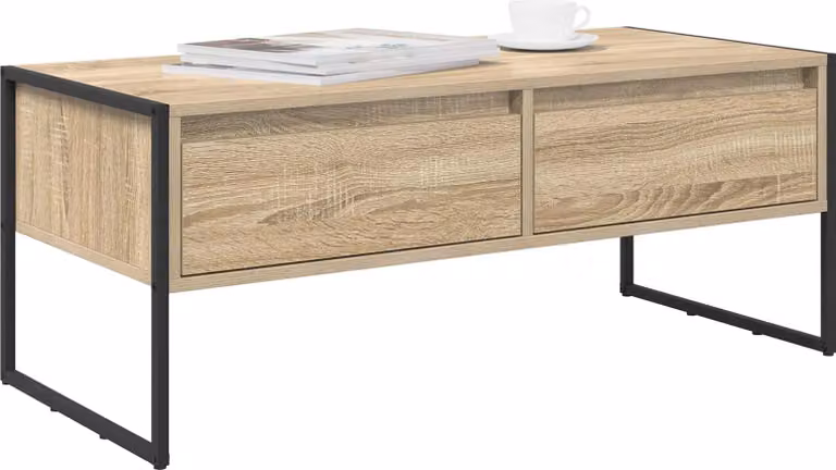 Tavolino da salotto Sonoma 100 x 46 x 40 cm Legno multistrato