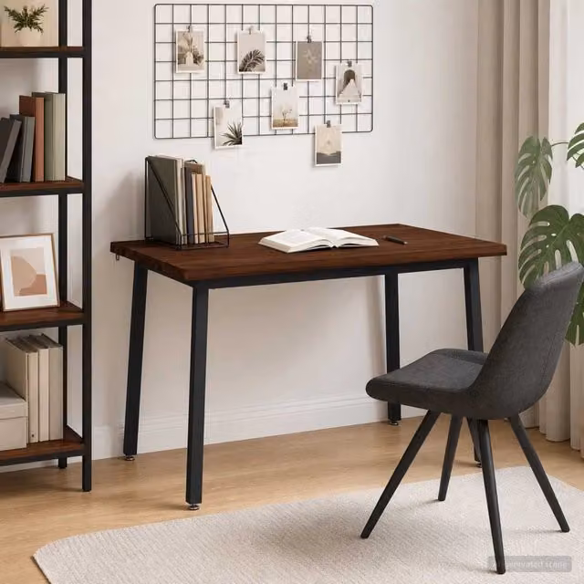 Tavolo da pranzo con bordo vivo 120 x 90 x 75 cm 937544