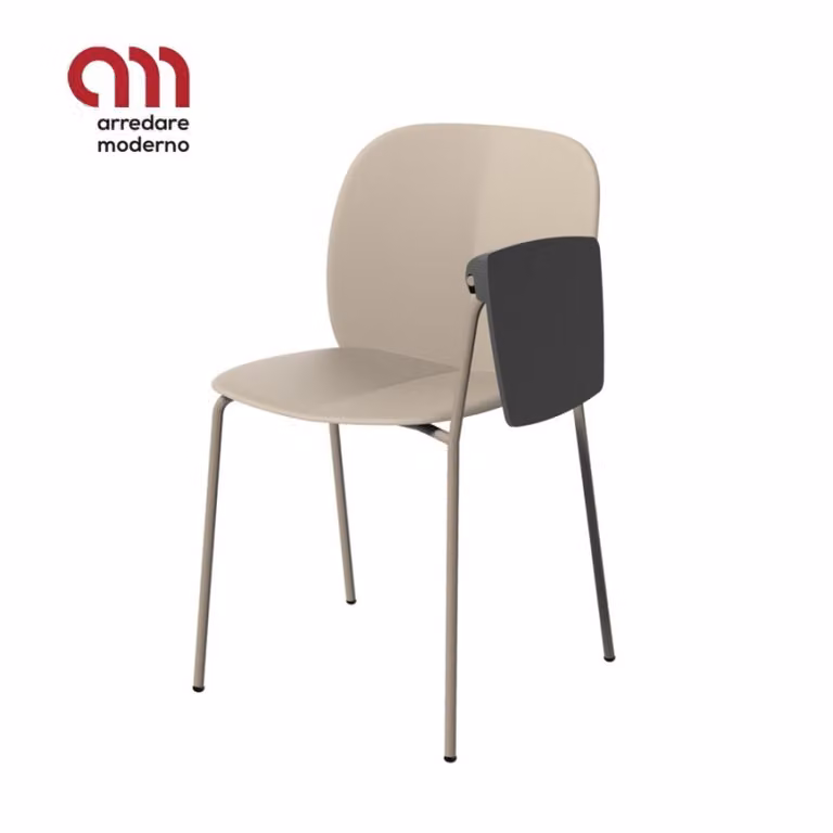 Sedia Mentha Scab con tavoletta scrittoio