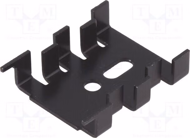 1 dissipatore di calore: compresso, tipo SOT32, colore nero, dimensioni: lunghezza 33 mm, altezza 8 mm, modello FK212SACB, larghezza 25,4 mm