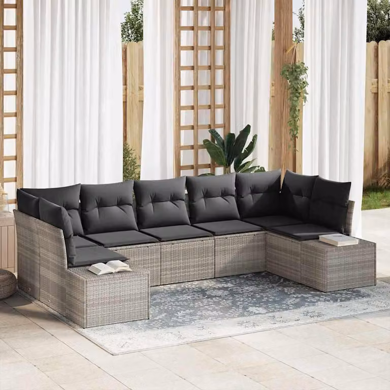 Maison Exclusive - 7 pezzi, grigio scuro