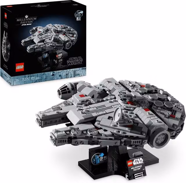 LEGO Star Wars Millennium Falcon 75375 Set di Costruzioni Grigio – 1