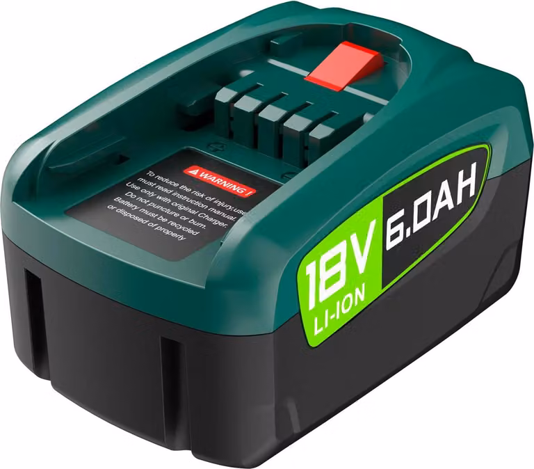 Batteria di ricambio - PBA 18V Li-Ion - Capacità superiore a 3500 mAh - Ricaricabile - Per utensili elettrici - Solo batteria - 1 pezzo - Viola