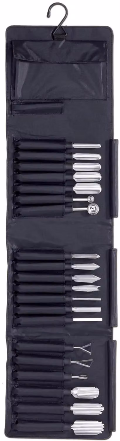 Set 20 coltelli per intaglio e decoro di Sanelli Ambrogio