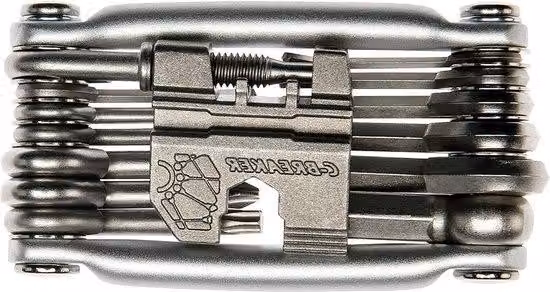 Coltellino universale da bicicletta "20 in 1" - Kit da viaggio e riparazione per bici da città, mountain bike, bici da strada ed e-bike - con scomparto per valigia