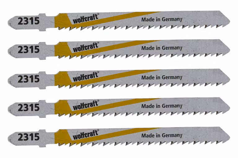 Wolfcraft 5 x lame per sega profondità di taglio 40 mm 2365000