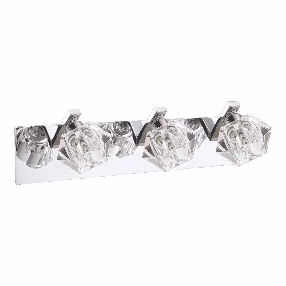 Plafoniera LED ZENITH 3xLED/5W, cromo/cristalli L: 600, H: 115