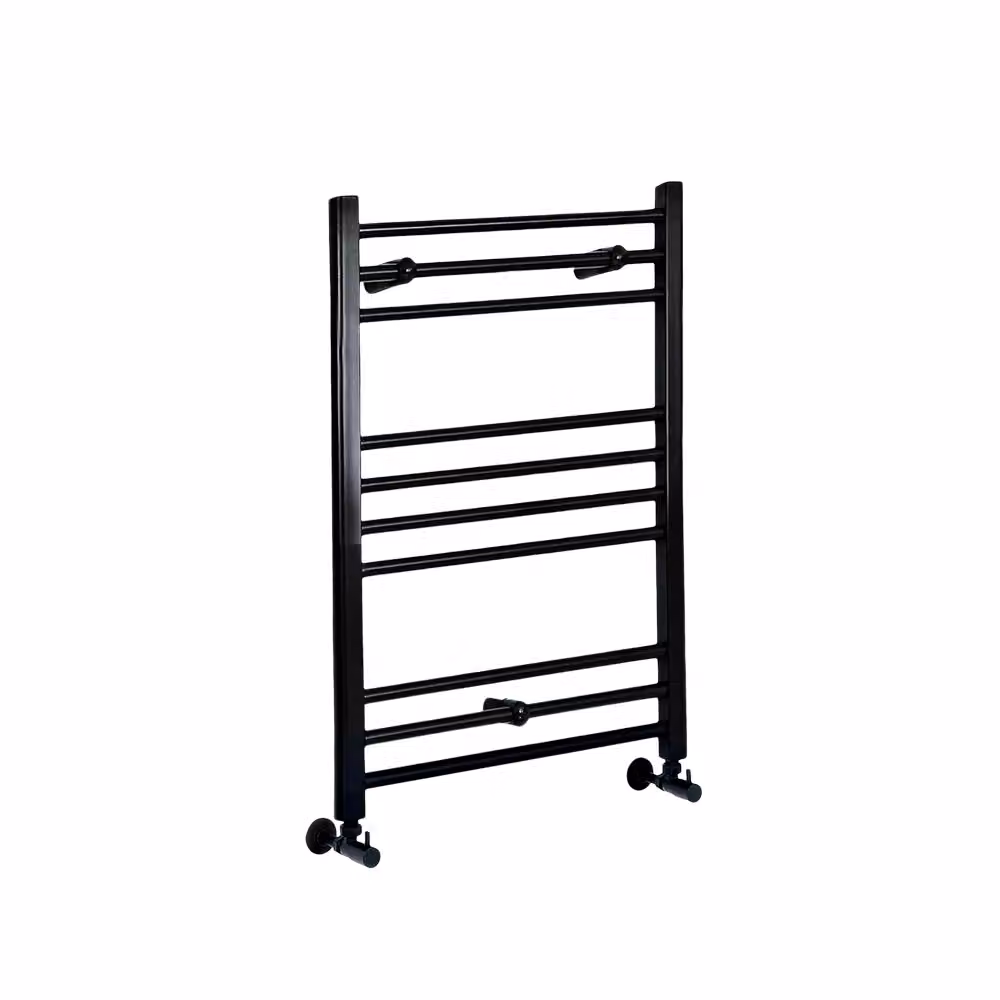 Scaldasalviette Piatto Nero - Termoarredo Bagno - 300W - 800 x 500mm - Nox
