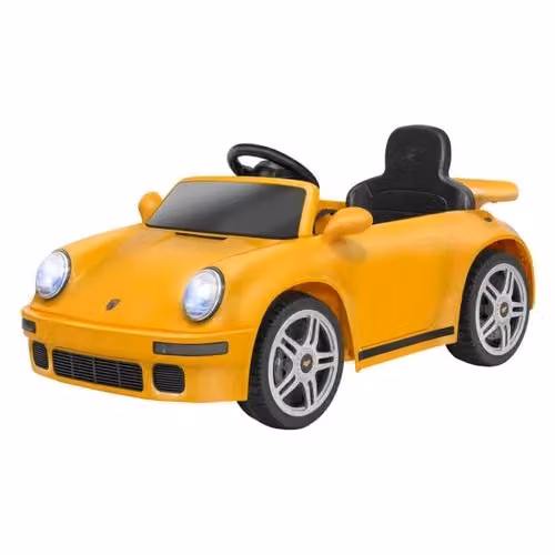 Auto elettrica da guidare Espidko modello Porsche Ruf CTR 2017 colore giallo con batteria ricaricabile 12V 4,5 Ah – 2