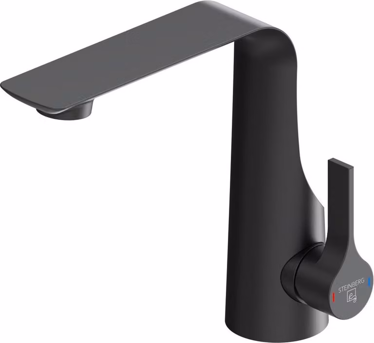 Steinberg Série 290 Mitigeur de lavabo, avec cartouche céramique, sans garniture de vidage, saillie 150mm, 2901010S, 2901010S