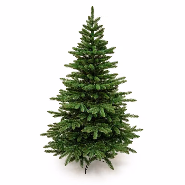 Albero di Natale artificiale abete spagnolo 2,50 m Forma elegante con supporto in metallo