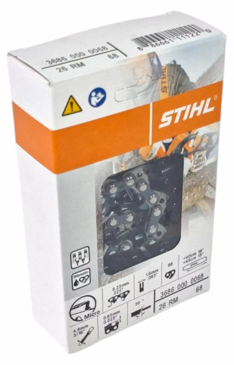 Catena per motosega Stihl .325" Rapid Micro (RM) 45 cm .325" 1,6 mm 68 TG ( 36860000068 )
