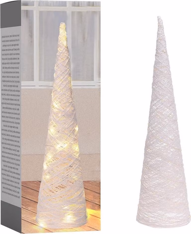 Decorazione natalizia LED TREE, bianco, 38 cm