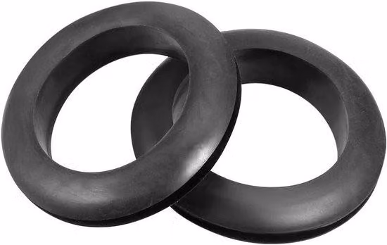 Protezione per cavi nera a tenuta d'olio, 30 mm - Set da 10 pezzi