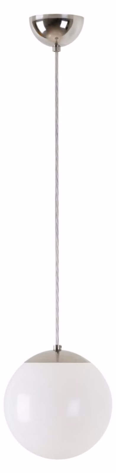 OSMONT ISI72896 ISIS S1 PM Lampada a sospensione in plastica, acciaio inossidabile/bianco, grado di protezione IP40, 4000 K, LED da 8 W