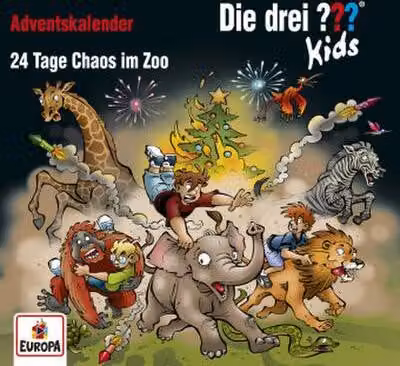I tre ??? Kids: Calendario dell'Avvento - 24 giorni di caos allo zoo