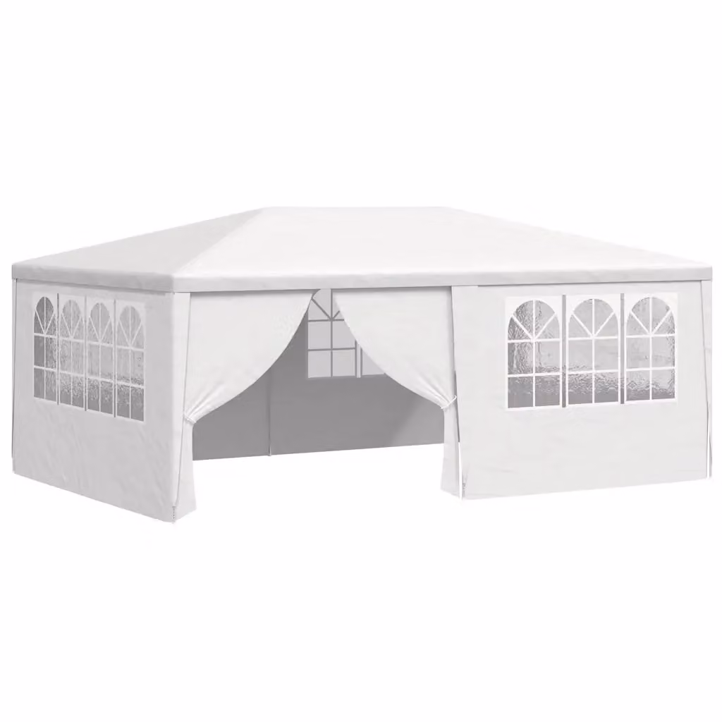 vidaXL Gazebo Professionale con Pareti Bianco 4x6 m – 2