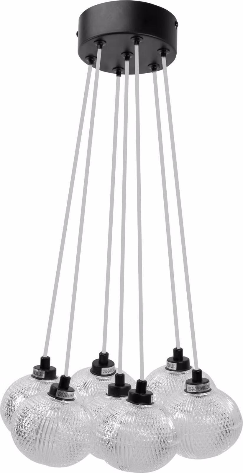 Lámpara De Techo TOOLIGHT MS020-7CP Black0