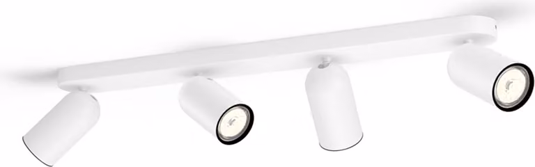 Philips lampada da parete e soffitto Spot MyLiving bianco max. 4 x 5,5W GU10 senza lampadina orientabile
