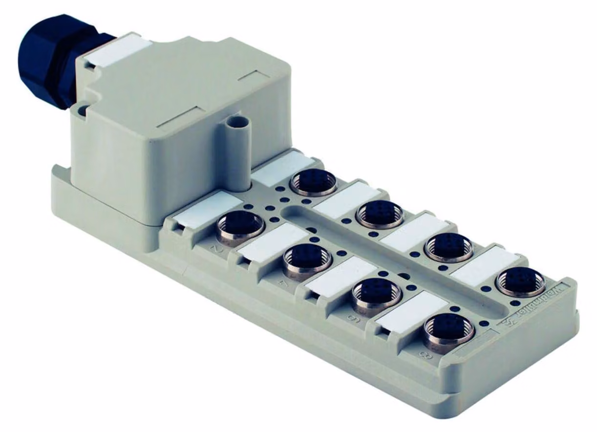 Weidmüller SAI-8-M 4P M12 Distributore passivo sensore-attuatore M12 1705940000