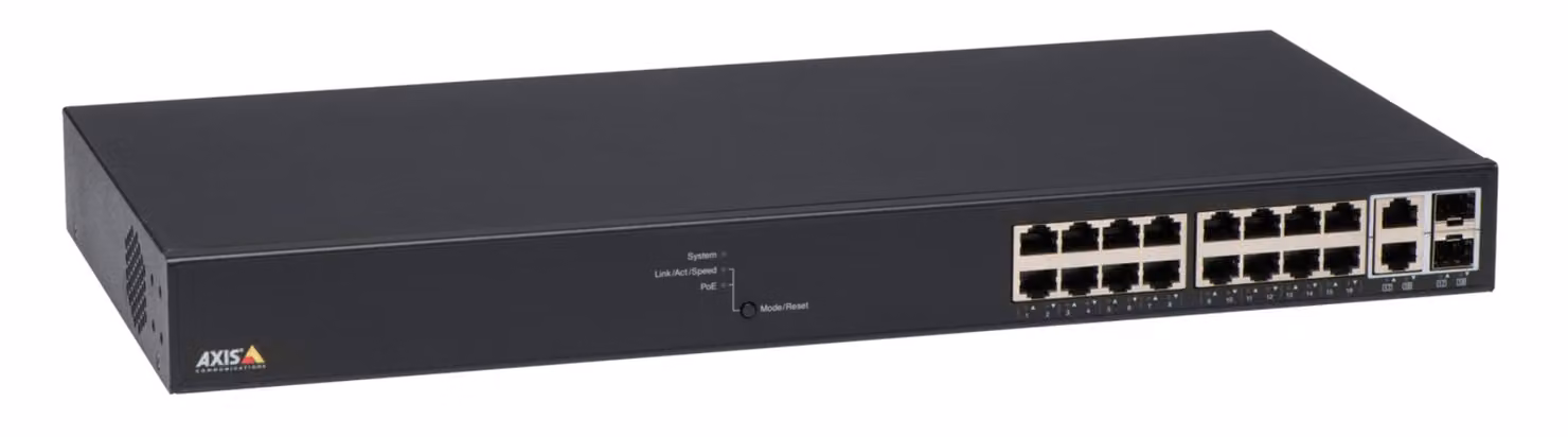 Axis T8516 - Switch - gestito - 16 porte 10/100/1000 (PoE+)