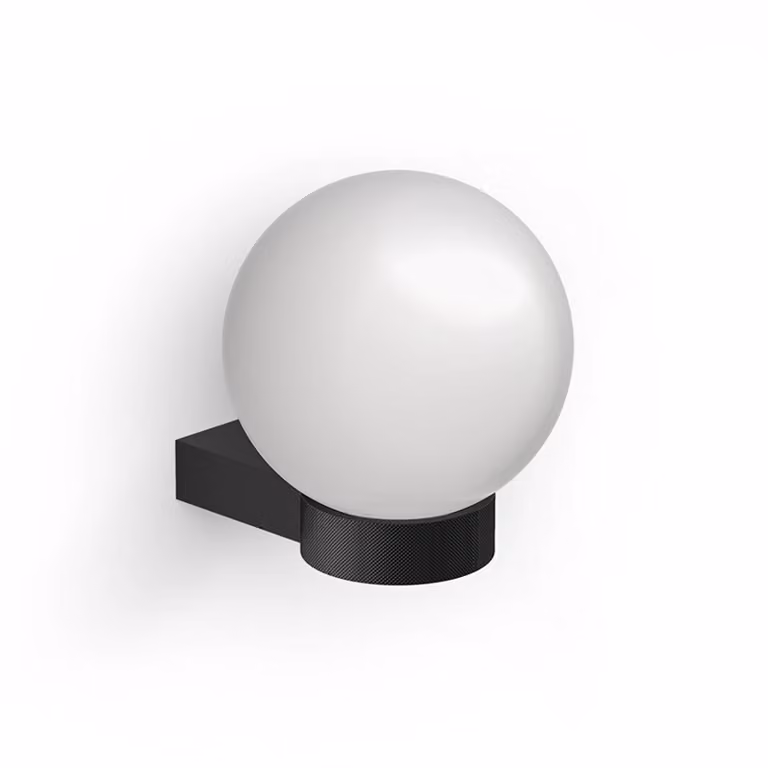 Decor Walther Applique da parete Club Light, dimmerabile, Nero, Soggiorno / Sala da pranzo, Ottone, Moderno, Applique