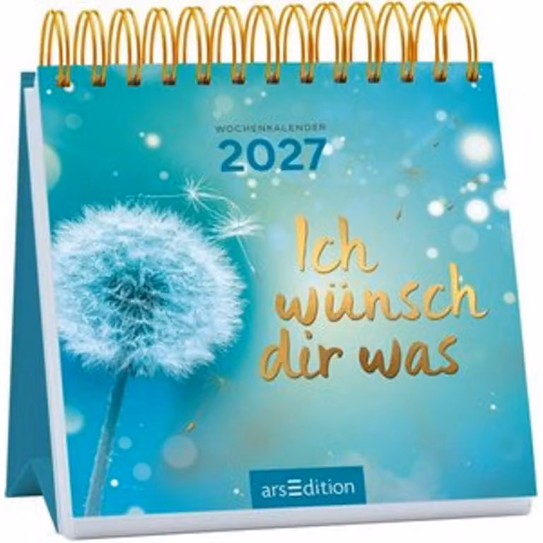 Mini-calendario settimanale "Ti auguro il meglio" 2027