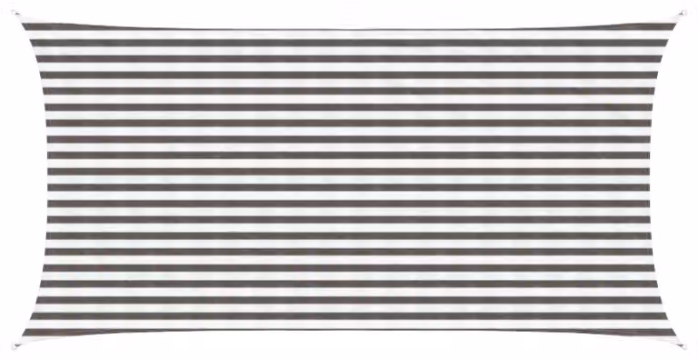 Telo Ombra Grigio chiaro e bianco 2,5 x 4,5 m HDPE