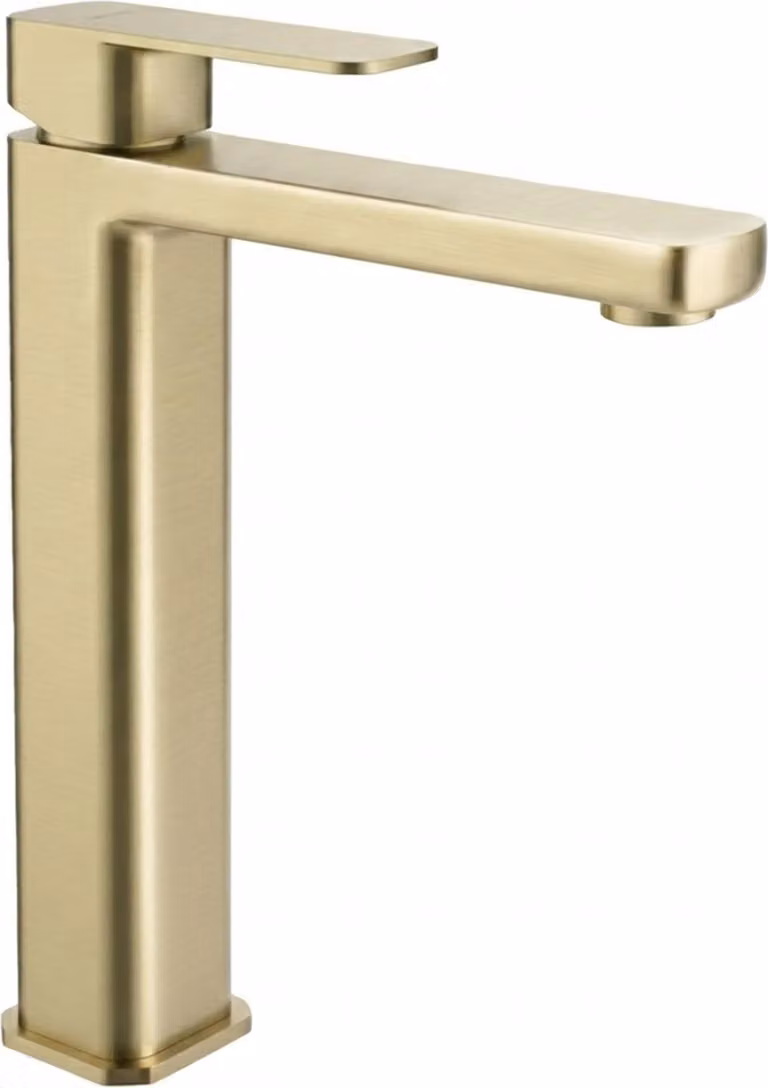 Miscelatore Lavabo Rea Arlo High Brushed Gold