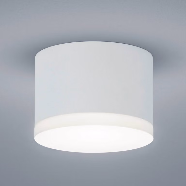 Helestra Plafoniera Pala, dimmerabile, Bianco / Opale, Soggiorno / Sala da pranzo, Metallo, Moderno, Plafoniera