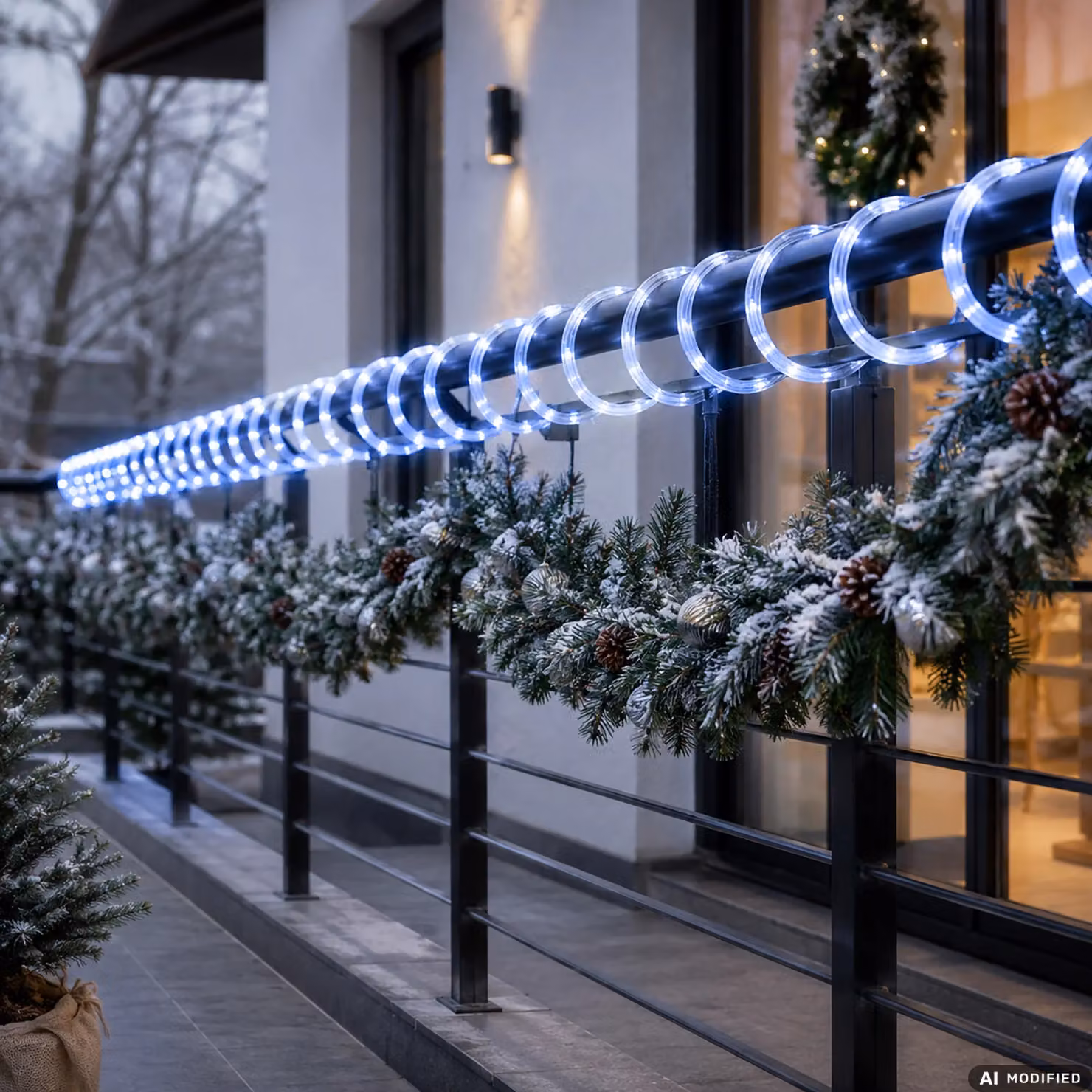 DICTROLUX Tubo Luminoso con 180 LED Bianco Freddo, Lunghezza 10 m, Grado di Protezione IP44 – 2