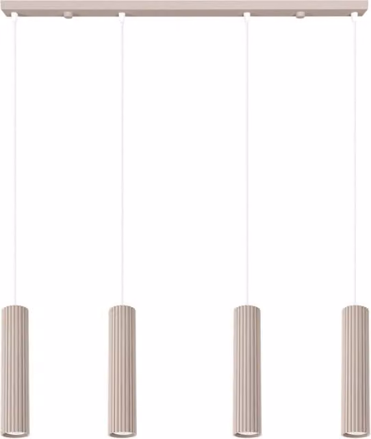 Lampada a sospensione KARBON 4L taupe