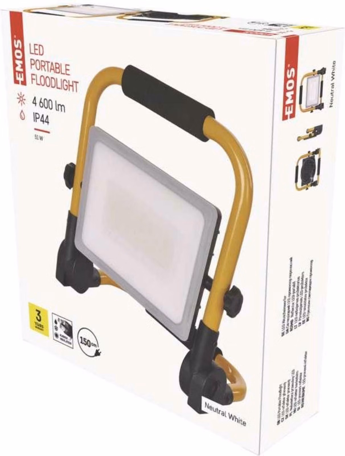EMOS Faretto portatile a LED 51W con cavo ZS3342