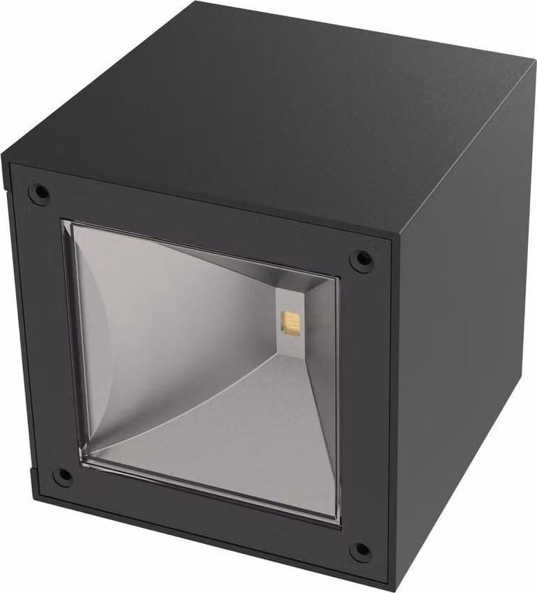 Lampada Strend Pro Garden, solare, lampada LED da parete/recinzione, 10x10x10 cm