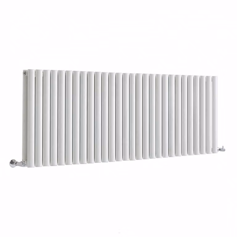 Radiatore di Design Orizzontale (Pannello Doppio) - 595mm x 1652mm - Bianco - Sterling Quinn by Hudson Reed