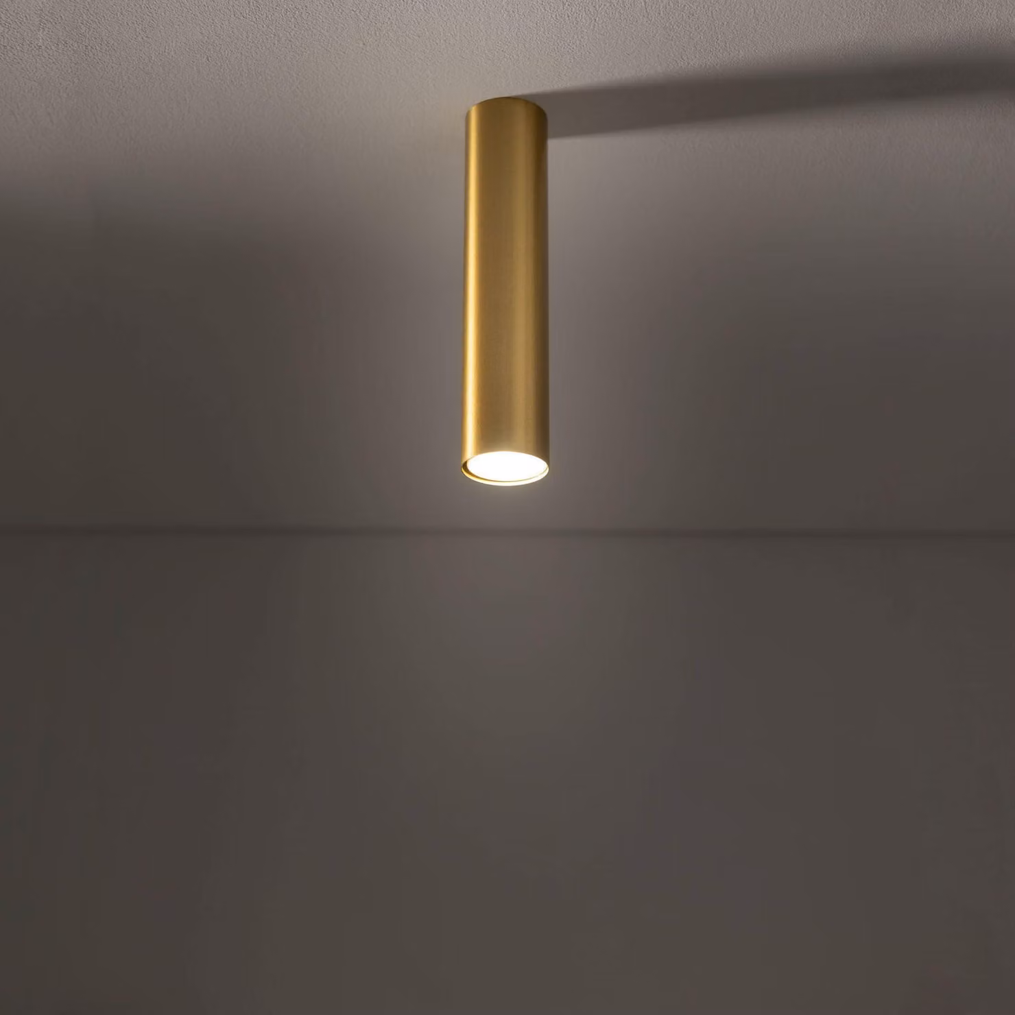Plafoniera da cucina ottone nero GU10 Ø 5,5 cm vero ottone plafoniera moderna