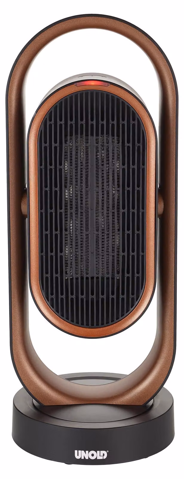 Stufa ventilata in Vetroceramica 3D con sistema di ventilazione - Potenza: 1800 Watt - Colore: nero (con elementi in rame)