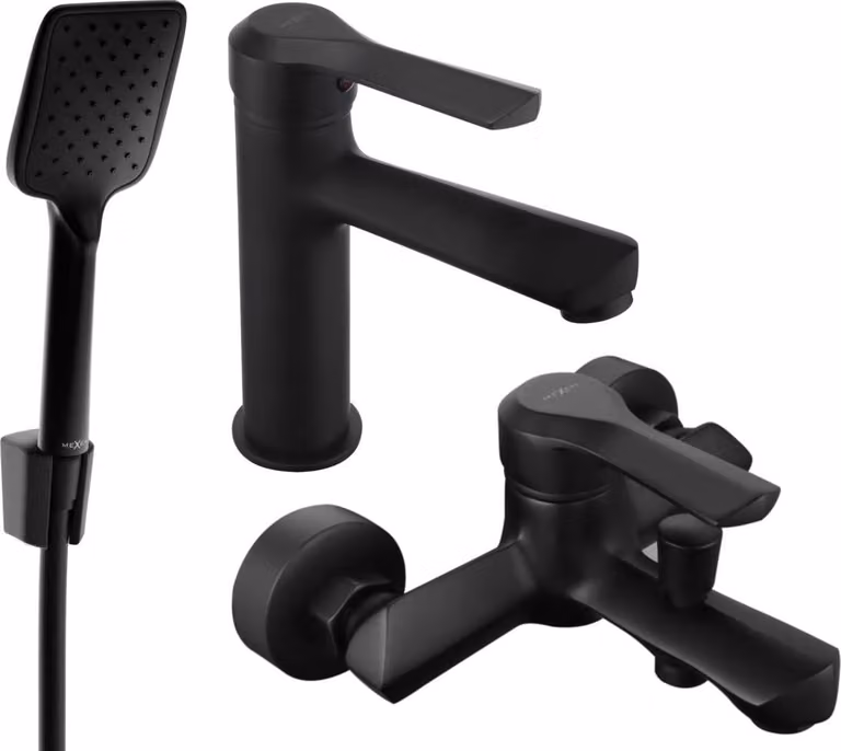 Mexen Sabre R62 set da bagno, nero - 72103R62-70