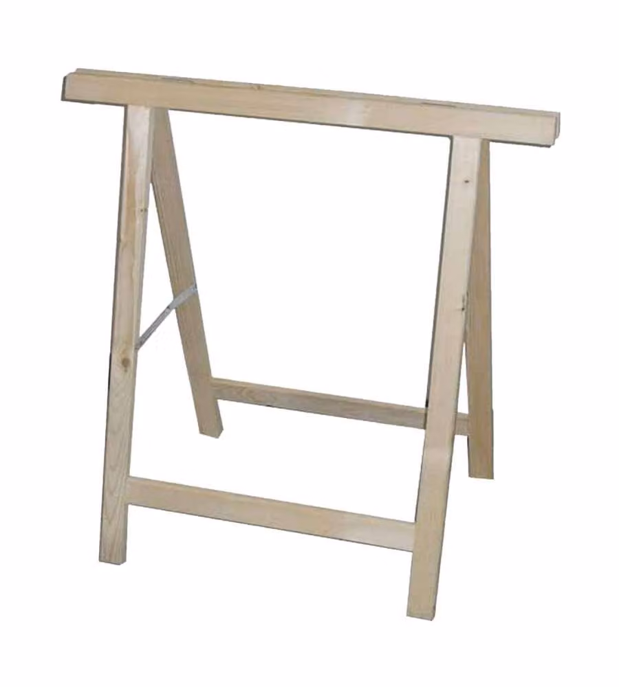 Cavalletto Pieghevole Legno Abete Cm 75