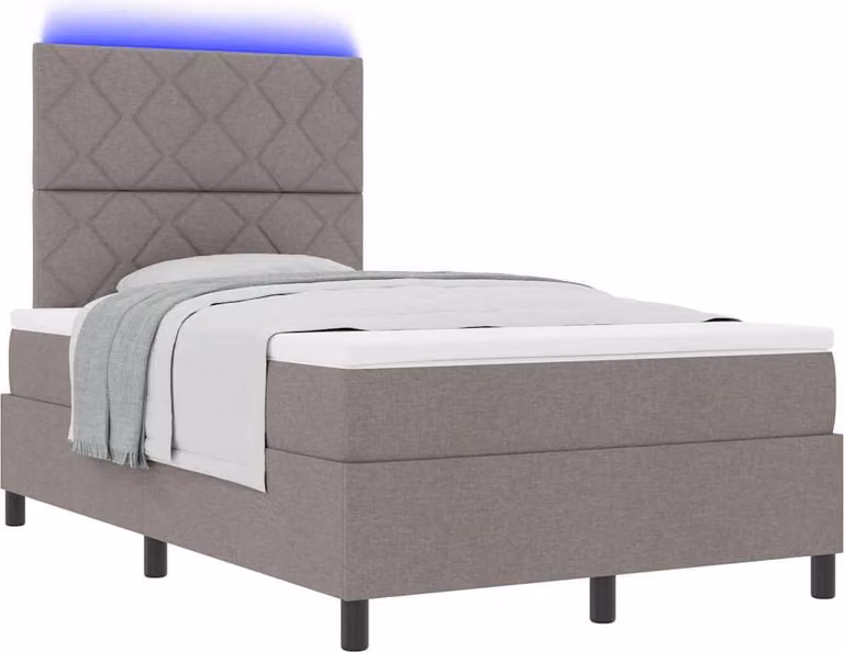 SYFAX™ Letto a molle con materasso con led Talpa 120 x 200 cm Tessuto