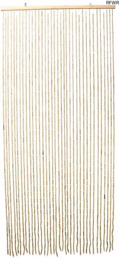 Pannello divisorio in bambù, stile tropicale, altezza 200 cm, larghezza 90 cm