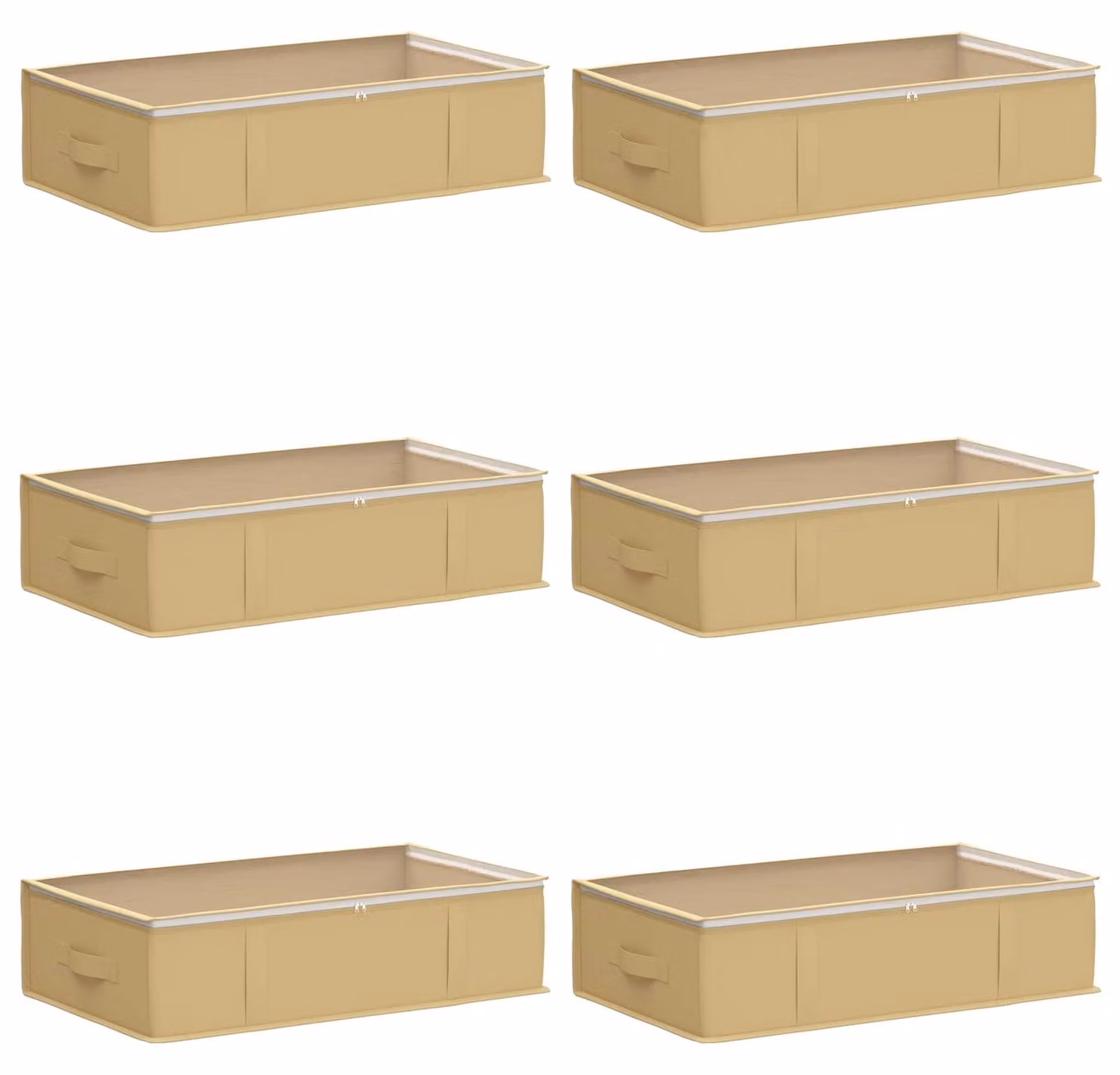 Scatola di stoccaggio con finestra trasparente in alto 6 pcs