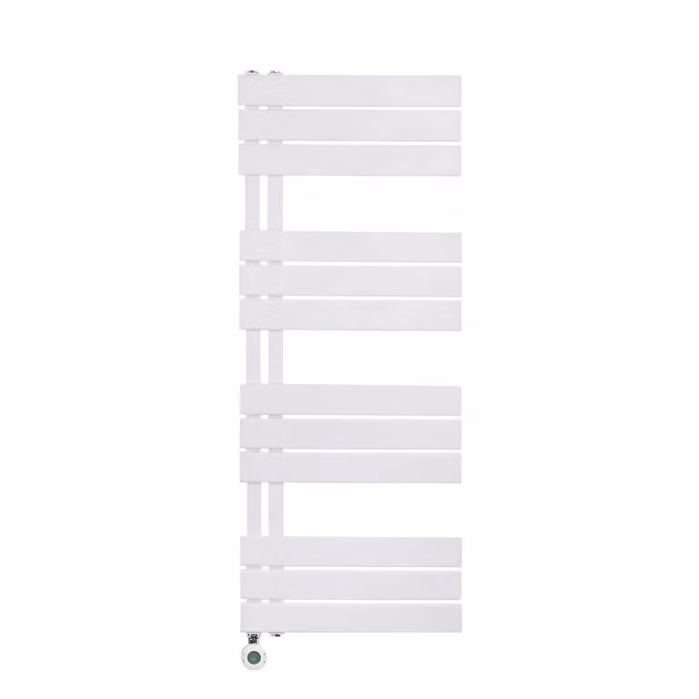 Pannello radiatore elettrico per asciugamani collegamento a sinistra bianco 1200x500 (HxL) 593W