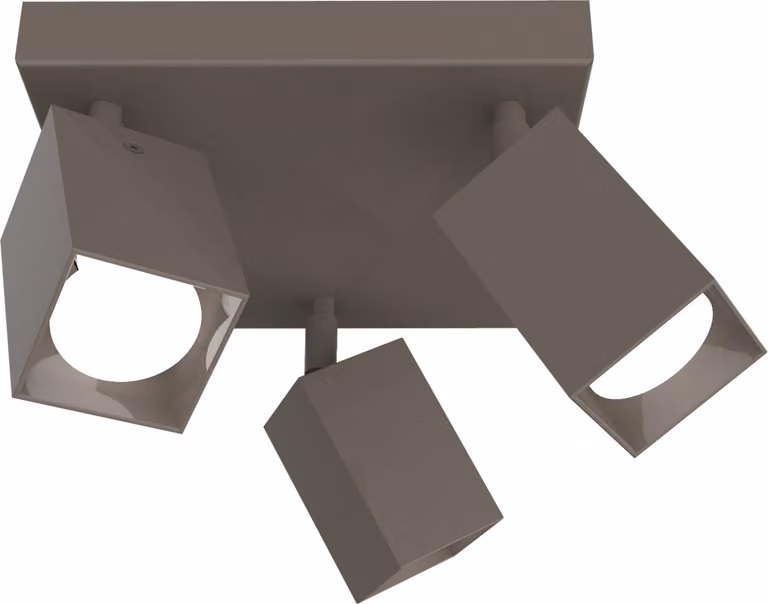 Brick Q Lampada Da Soffitto X3 Monocolore Lucida